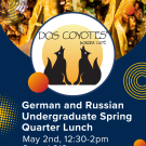 A flyer for the upcoming event, the text of which is written out above.